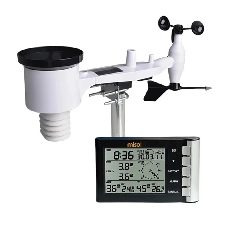 MISOL WH5300 Weather Station - Wind Speed, Direction, Temp, Humidity & Rain