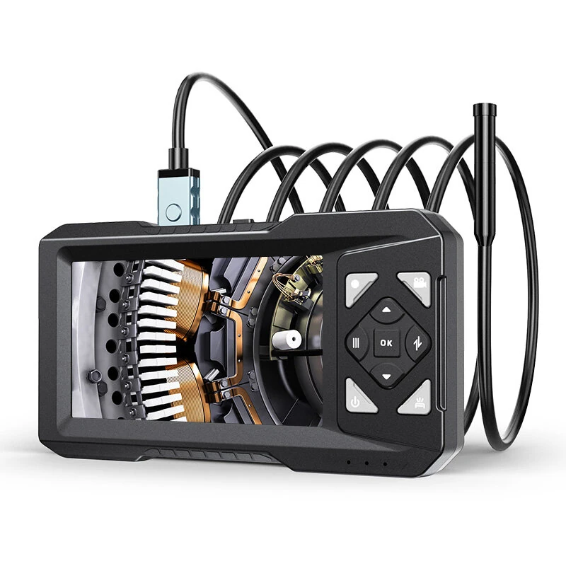 Industrial Endoscope ES01 | 4.3 Inch Screen, 5M Cable, 1080P HD, IP67 Waterproof
