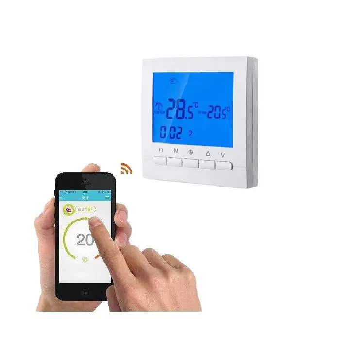 Wifi Thermostat for Electric Heating - Programmable for iOS & Android Smartphone