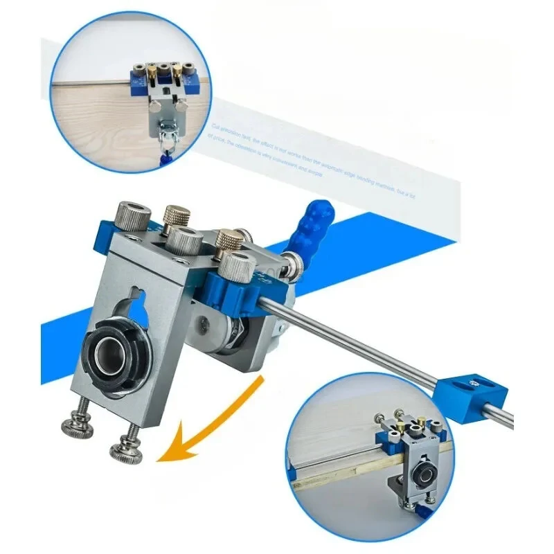 Woodworking 3 in 1 Doweling Jig Kit | Dowel & Cam Lock Jig for Cabinets & Wardrobes