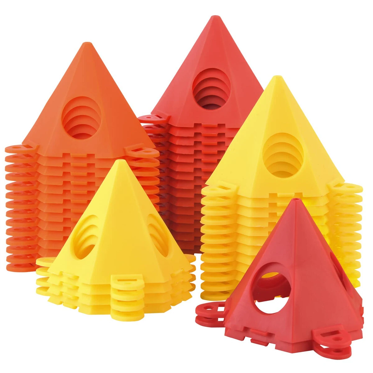 10pcs Portable Woodworking Paint Triangle Stand - Carpenter Lift Pads & Feet Tool Accessories