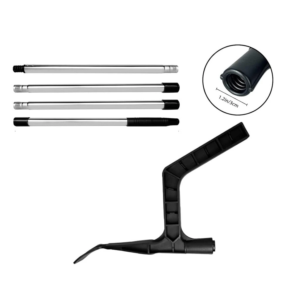 Gutter Cleaning Tool - 2-in-1 Spoon & Scoop - 3/4 Thread for Extendable Rods