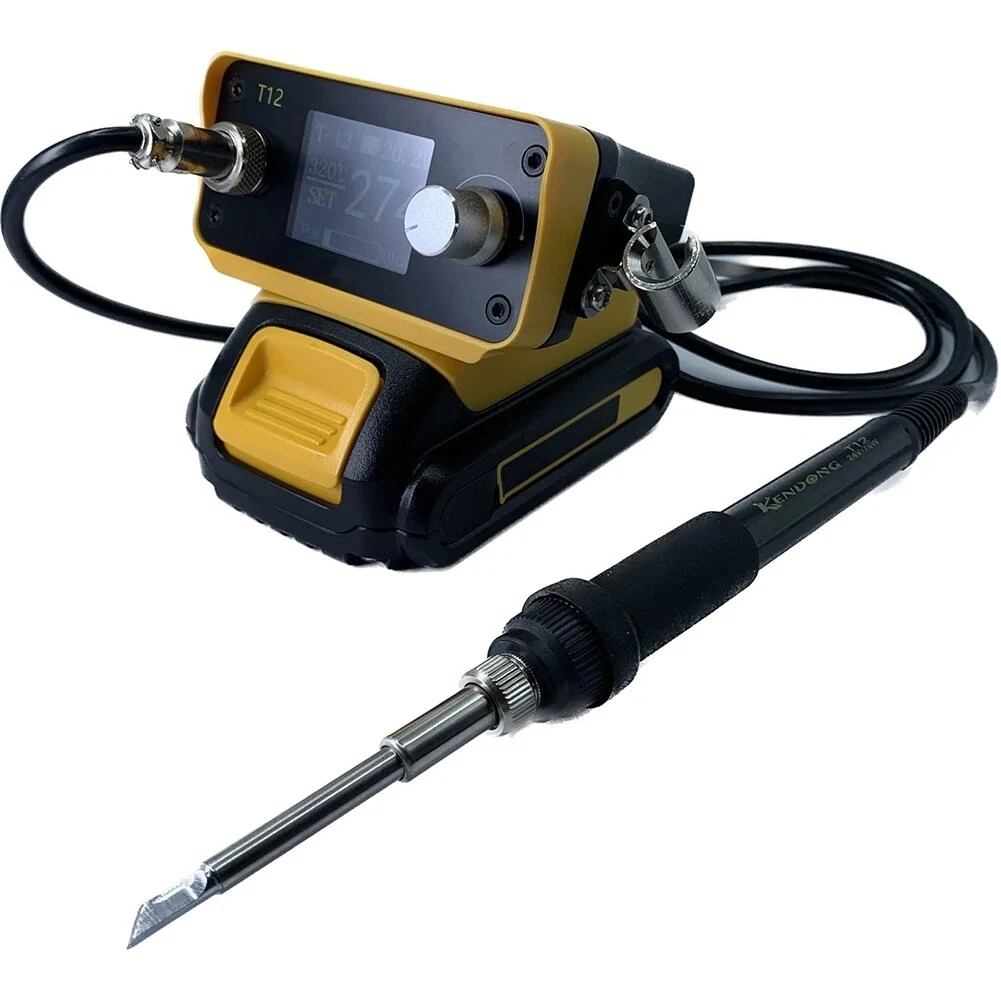 PTS300D T12 Cordless Soldering Iron Station | Fast Heating & Soft Handle