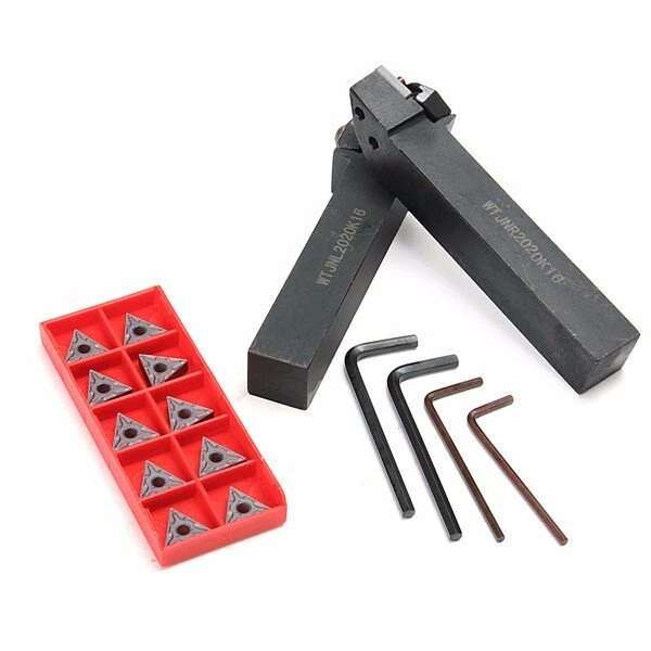 WTJNR2020K16 Tool Holder with 10 TNMG160408-HS Carbide Inserts | Wood Turning