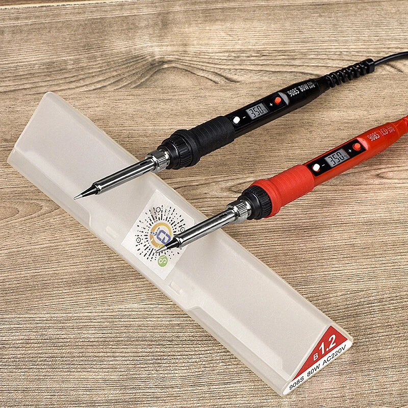 JCD 908S 80W Soldering Iron Kit - Adjustable Temperature LCD - 110V/220V