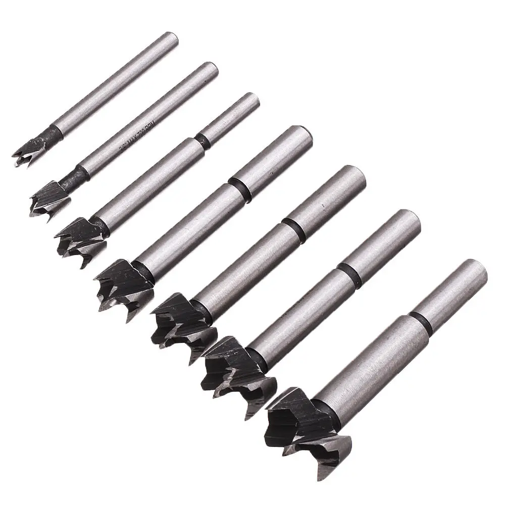 7Pcs 6-25mm Hinge Hole Cutter Set | Woodworking Boring Tool | Hole Saw Kit