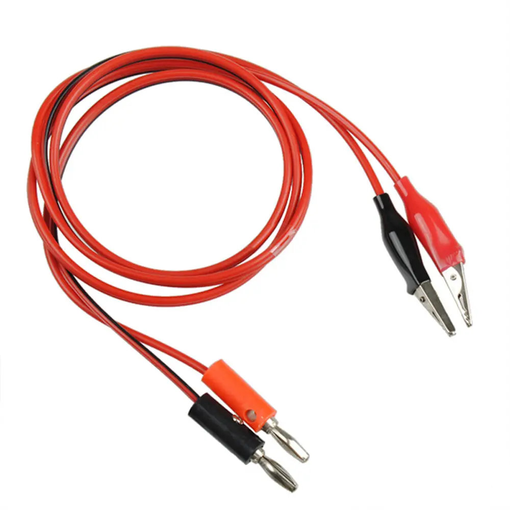 DANIU 10pcs Double Stitch Alligator Test Lead Clips | For Multimeter Probe Cables