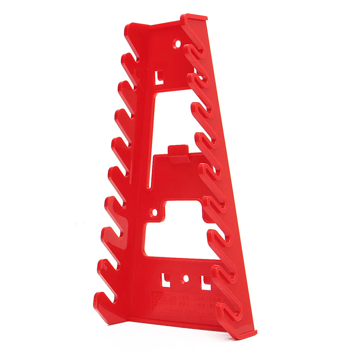 Craftsman Red Wrench Holder Organizer | 22x12x6cm Spanner Rack Tool Storage