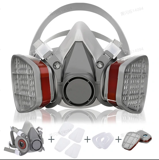 NASUM M101 Gas Mask Half Mask for Painting, Dust, Welding & Chemicals