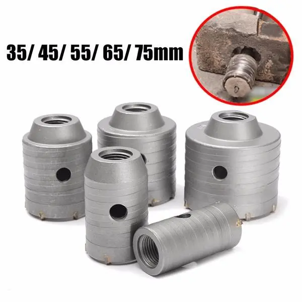35-75mm Hole Saw Cutter | Drill Bit for Brick Concrete Cement Walls