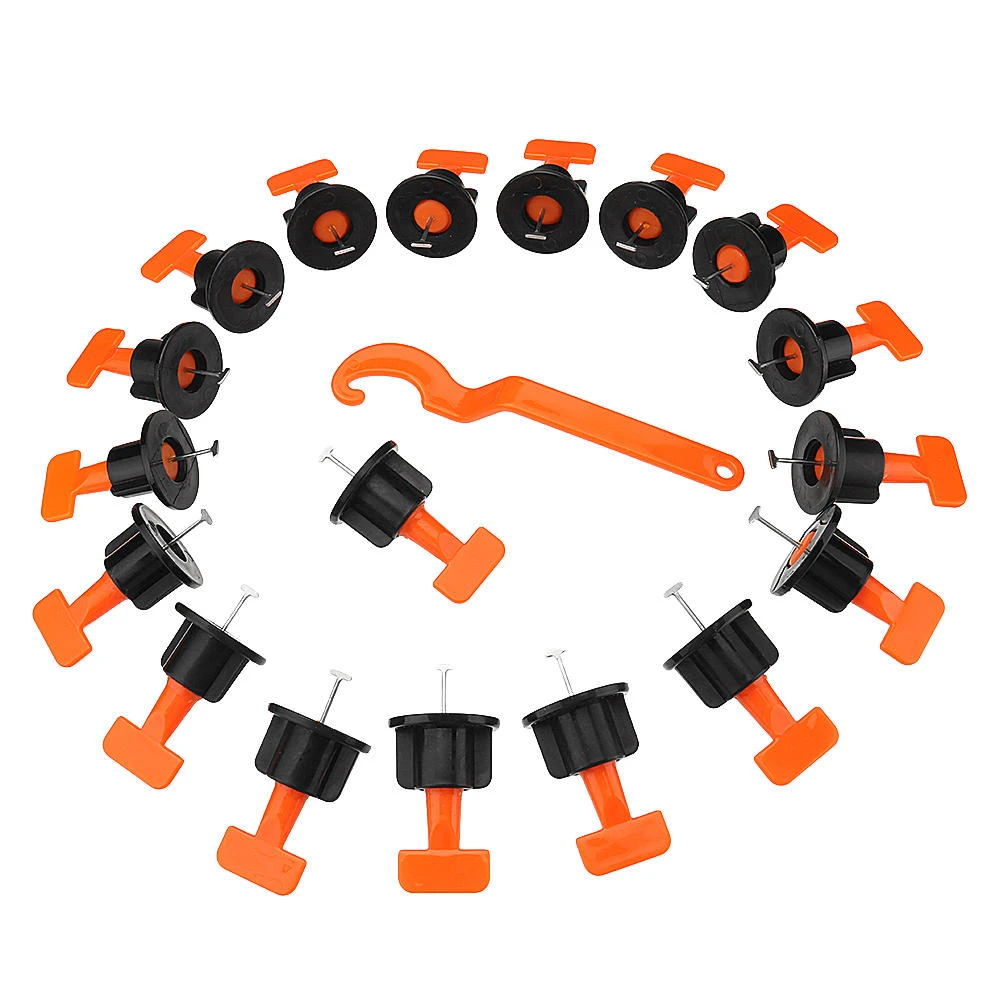 Ceramic Tile Leveling System Kit - 41-102pcs Floor & Wall Tool with Spacers