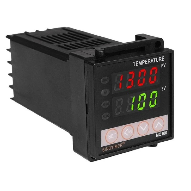 MC100 PID Temperature Controller - Digital Regulator with Alarm | PT100 Thermocouple Input