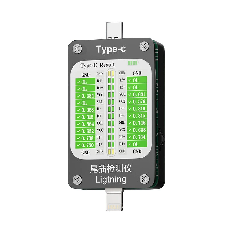 VBEST Type-C USB Tester | Real-Time Current & Voltage Monitor for Phones & Laptops