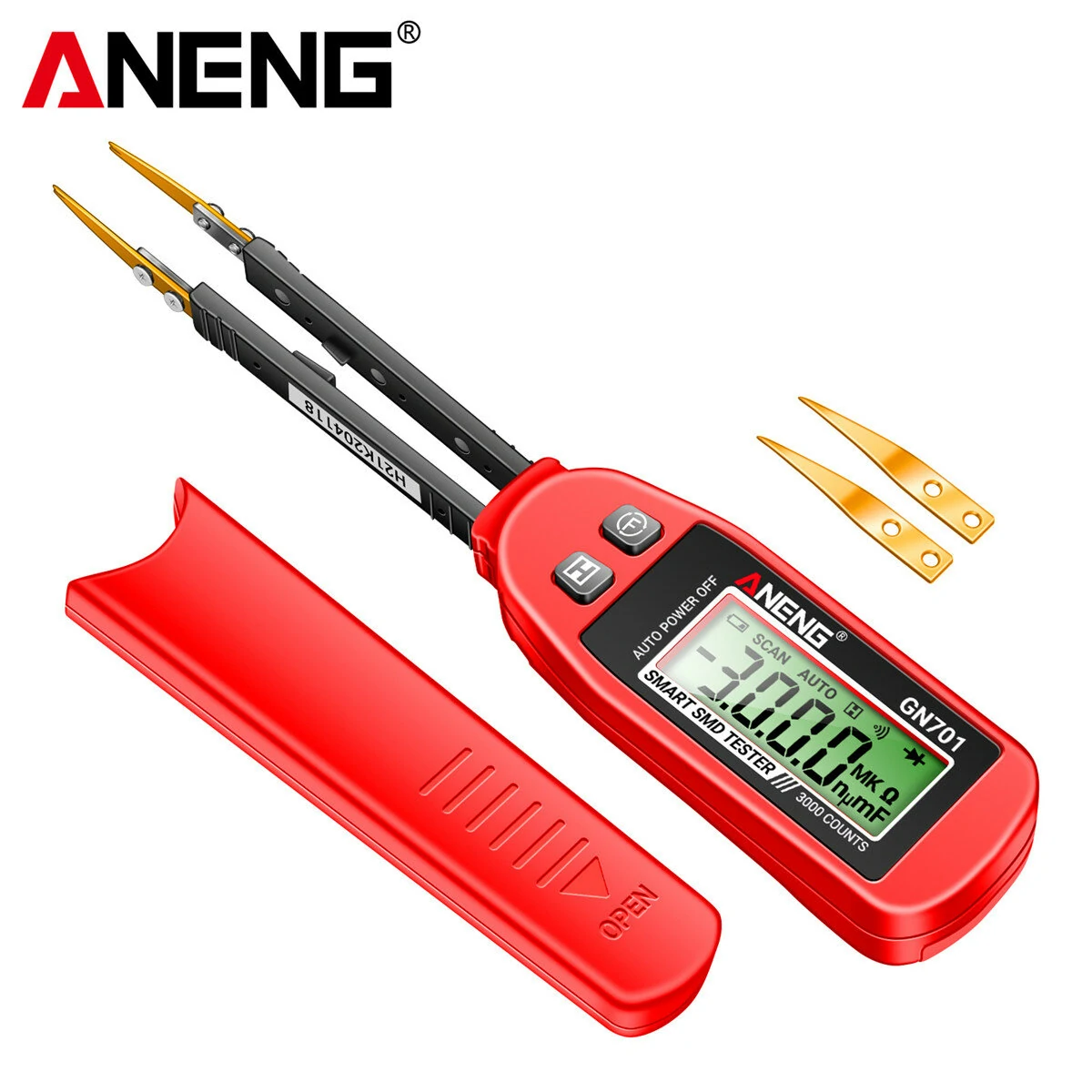 ANENG GN701 Smart SMD Tester - Handheld Component Analyzer for Resistor Capacitor Diode
