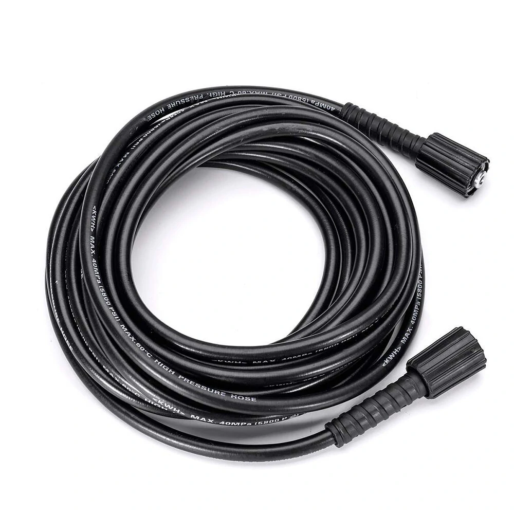 Pressure Washer Hose 50 FT 1/4 Kink Free | M22-14mm Brass Thread | 3200 PSI