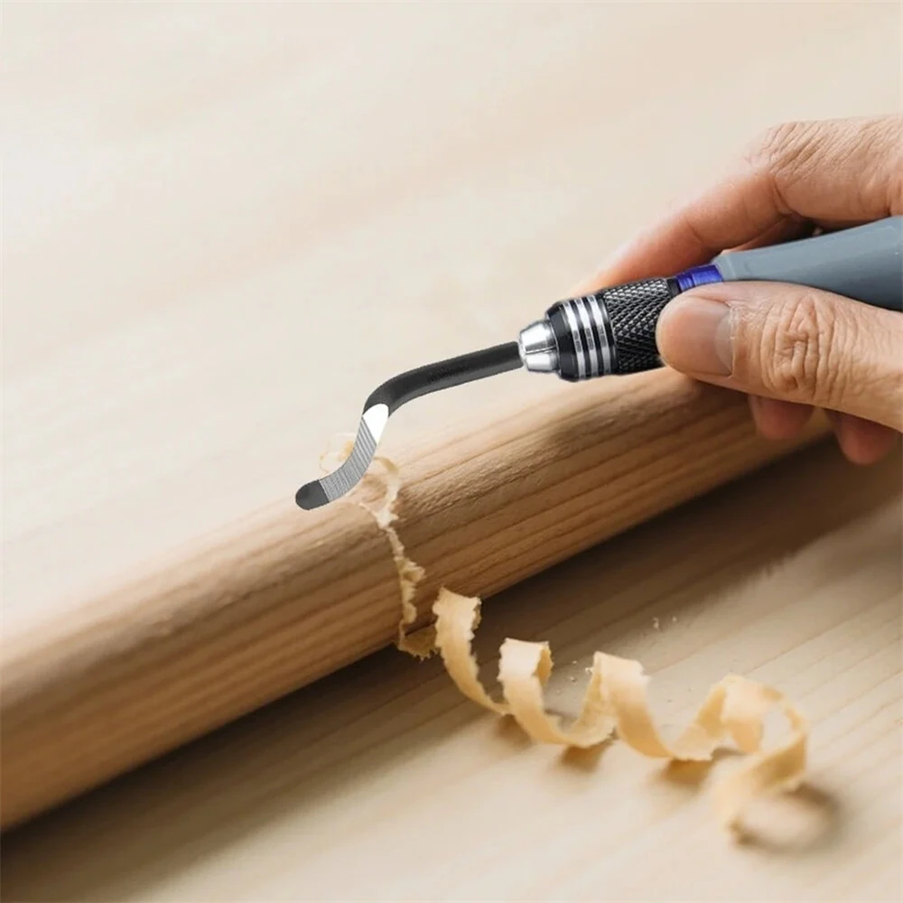 Aluminum Deburring Tool with Replaceable Blades | Metal Plastic Wood Trimming Cutter