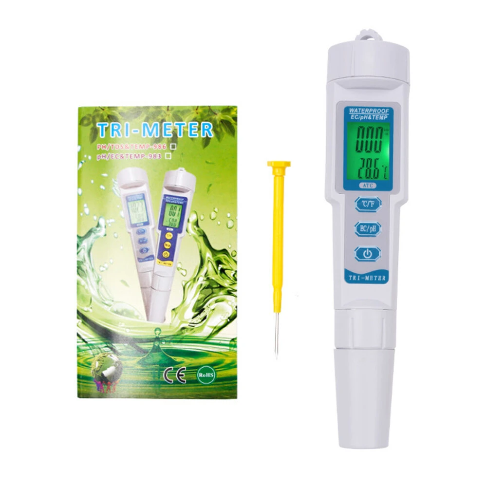 PH-986 3 in 1 Water Tester | PH, TDS, Temperature Meter | Aquarium & Drinking Water Analyser