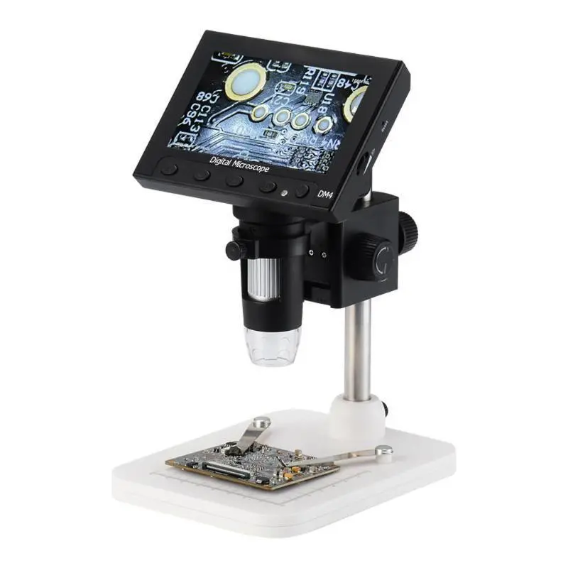 DM4 USB Digital Microscope | 4.3 Inch LCD Display | 1280x720 HD for PCB Repair