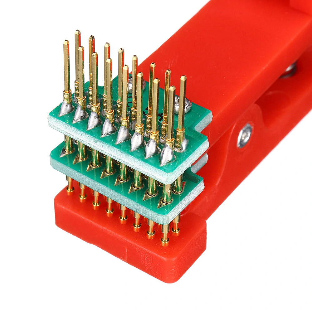 7P/8P Test Rack - Double Row Wireless Probe Jig Fixture | PCB Clip Burning Tester Tool