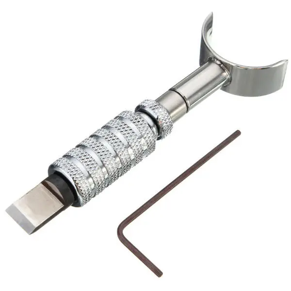 Deluxe Leather Carving Swivel Tool | Stainless Steel Adjustable Craft Tool