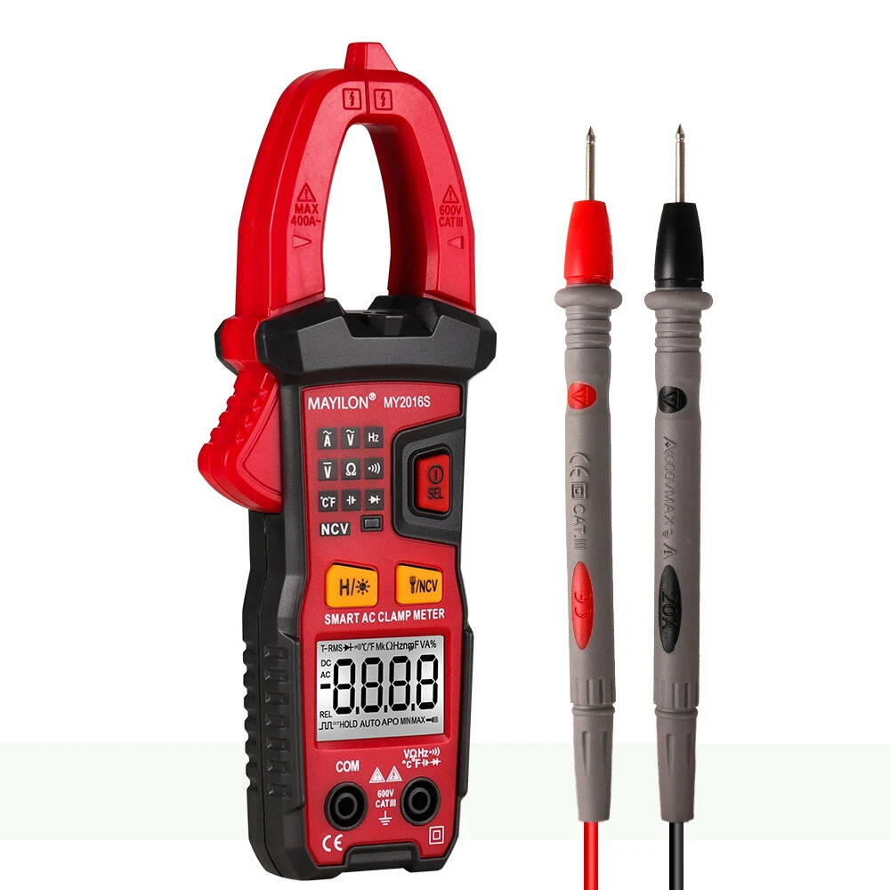 MY2016S Smart Clamp Meter - True RMS Multimeter | NCV, Capacitance, Hz Tester