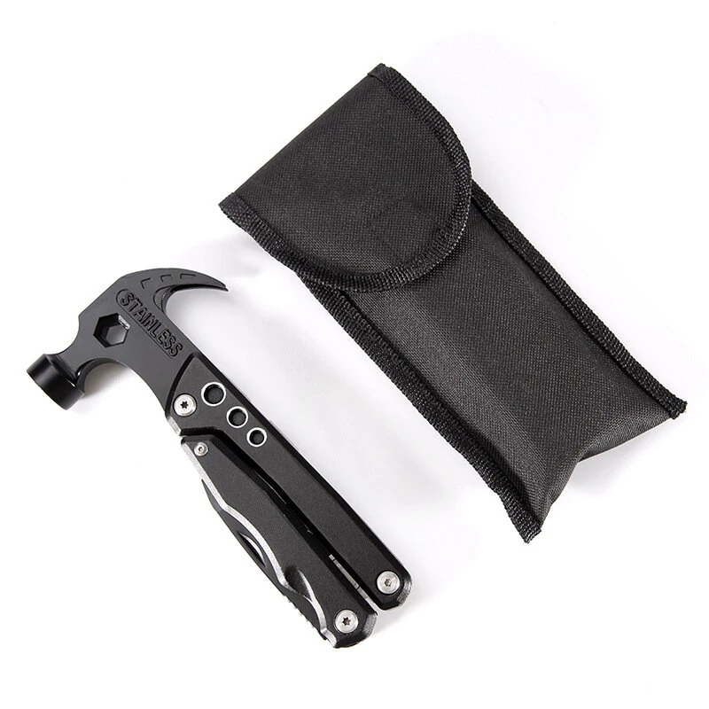 Leatherman Multitool with Knife & Pliers | Stainless Steel | Portable Pocket Hammer for Camping