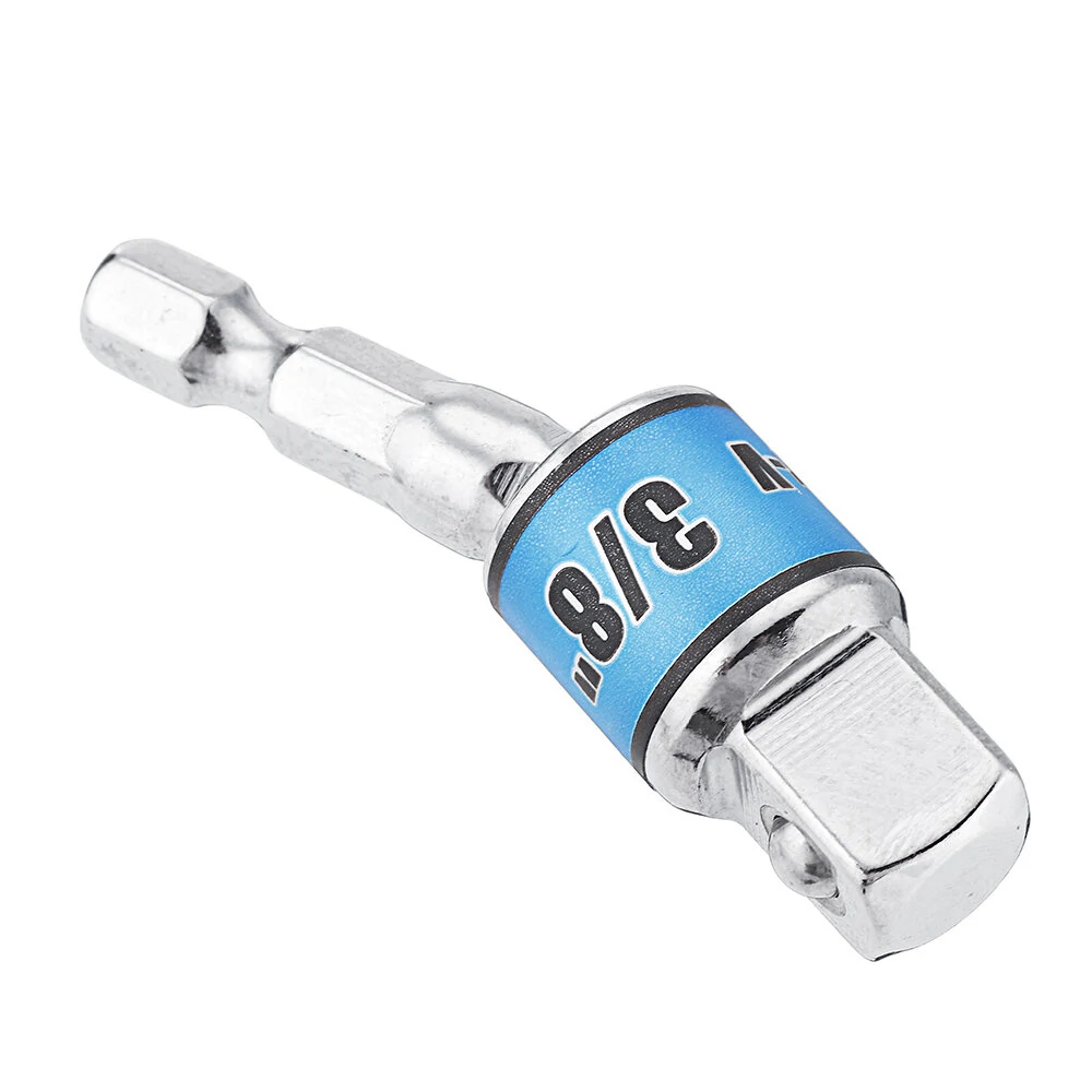 1/4 Inch Hex to Square Drive Adapter | 1/4 3/8 1/2 Inch Universal Angle Screwdriver Drill Extension Bar