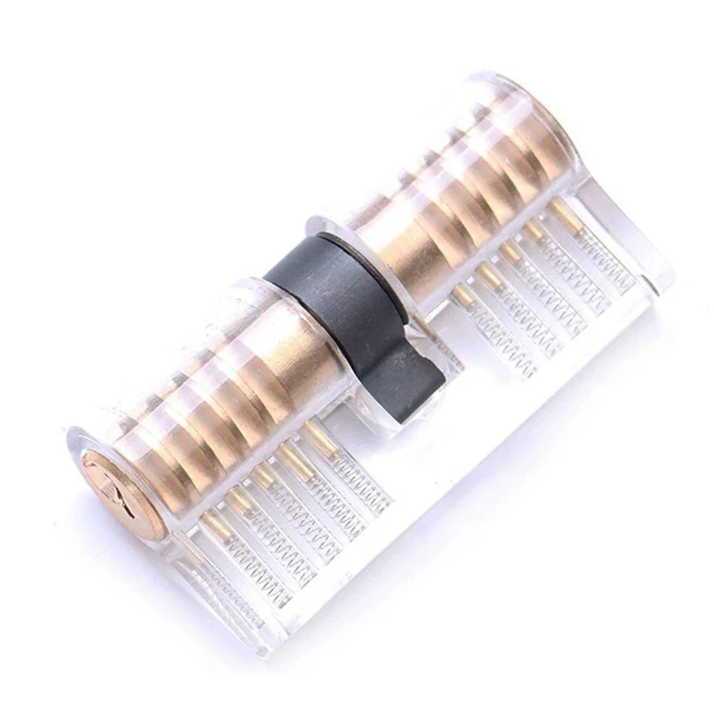 Transparent Cutaway Practice Padlock - Copper Lock Pick Training Tool