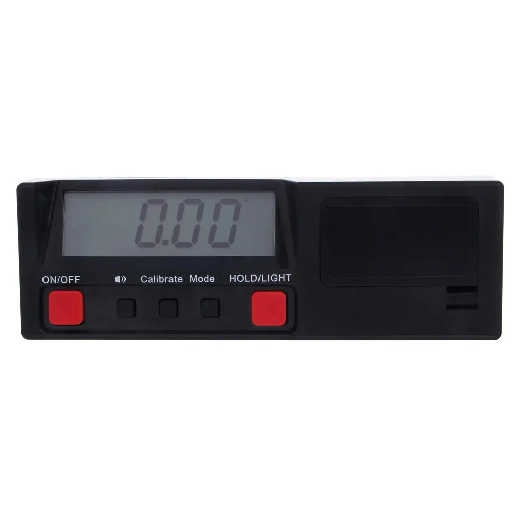 Digital Inclinometer Protractor - 360 Degree LCD Angle Gauge | Electronic Level Box Meter