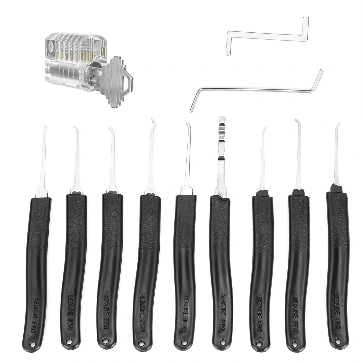 11PCS Locksmith Supplies Set - Precision Picks & Broken Key Tool | Top-Rated Lock Repair Kit