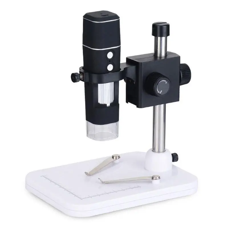 8 LED Wireless Digital Microscope - 2MP 500X Magnification with WiFi & Stand