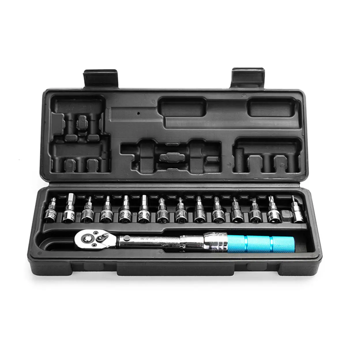 Torque Wrench Allen Key Set - 15pcs Screwdriver & Socket Bit Set