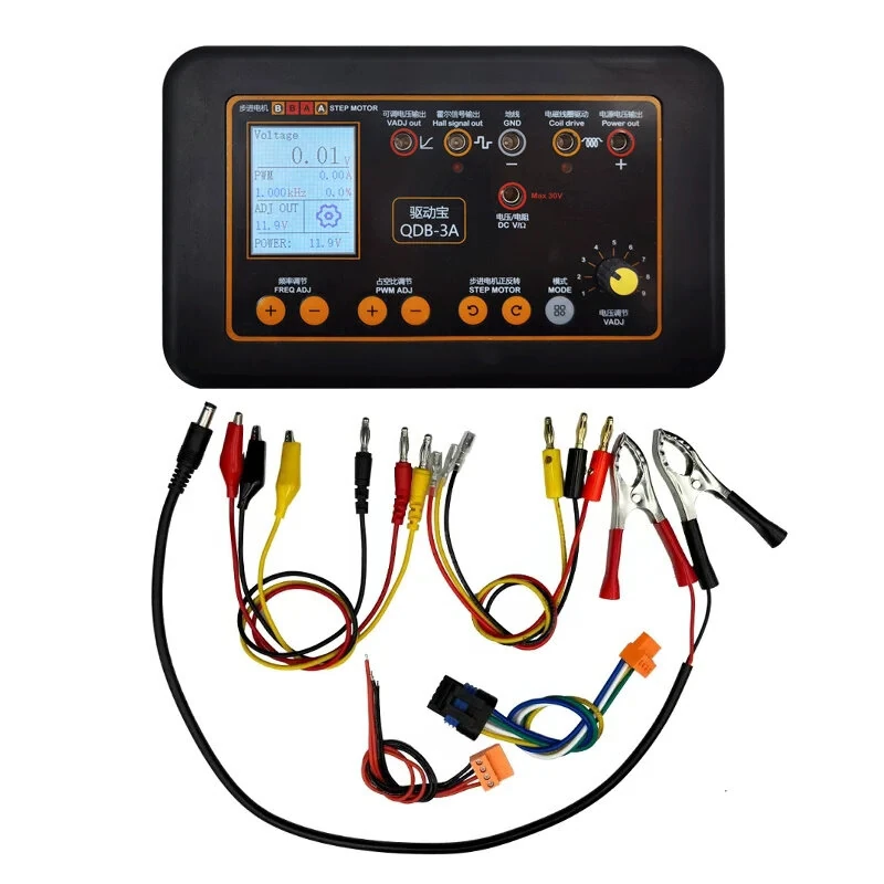 QDB 3A Ignition Coil Tester | 12V-24V Adjustable Duty Cycle | Fuel Injector & Solenoid Valve Tester