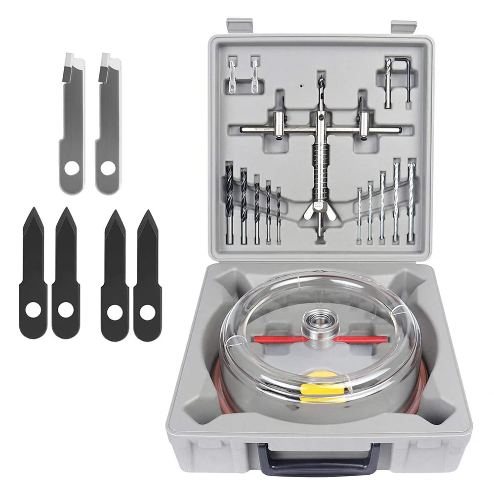 Adjustable Hole Saw Cutter 40-200mm | 1-5/8 to 8 Inch with ABS Dust Shield