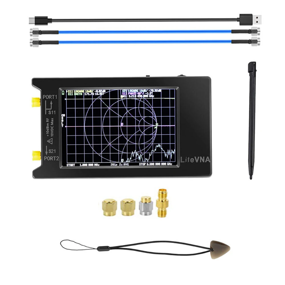 NanoVNA Update - 4 Inch Touch Screen 50kHz-6.3GHz Vector Network Analyzer