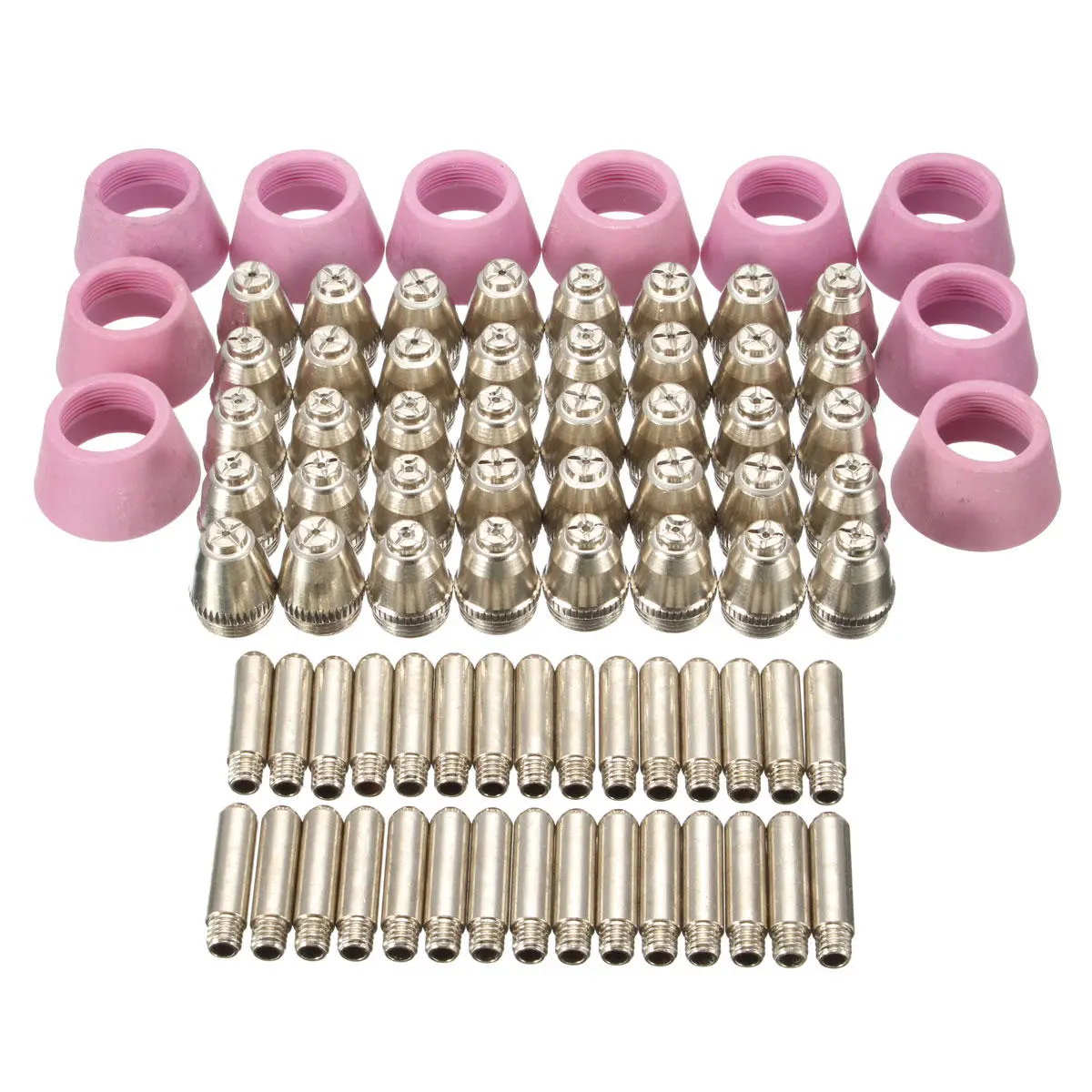 SG-55 AG-60 Plasma Cutter Consumables - 80Pcs Torch Tips & Electrodes 50/60A