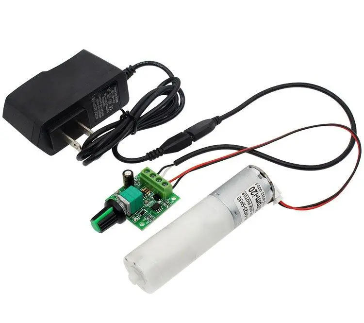 CHIHAI 12V DC Worm Gear Motor with Encoder | Rotary Telescopic Thrust Reducer