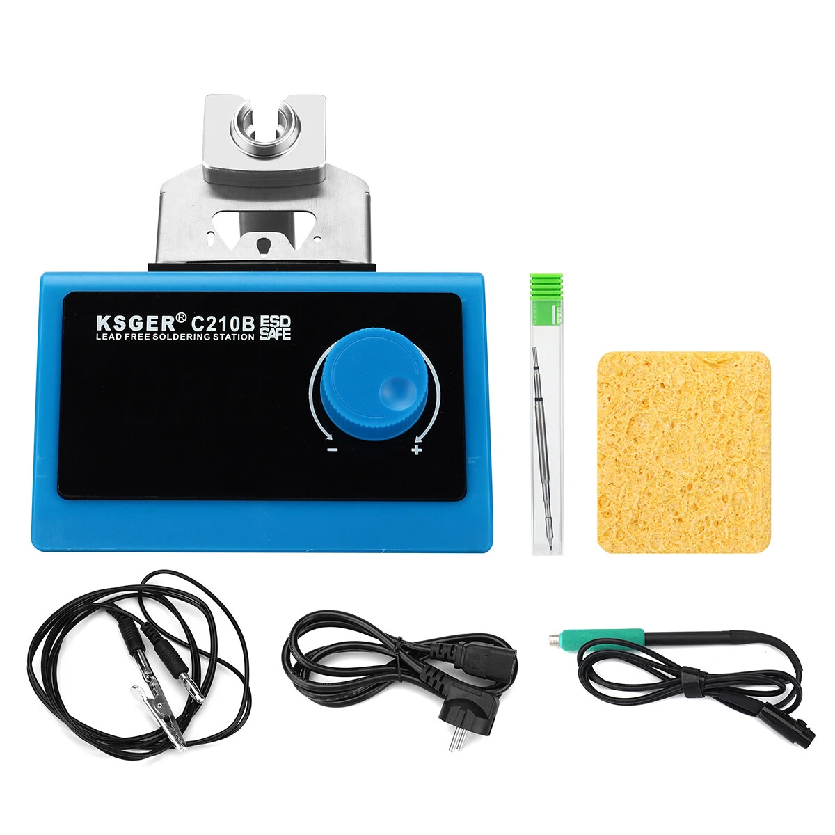 KSGER C210B 220V Soldering Station | Constant Temperature 150-480°C with Tips