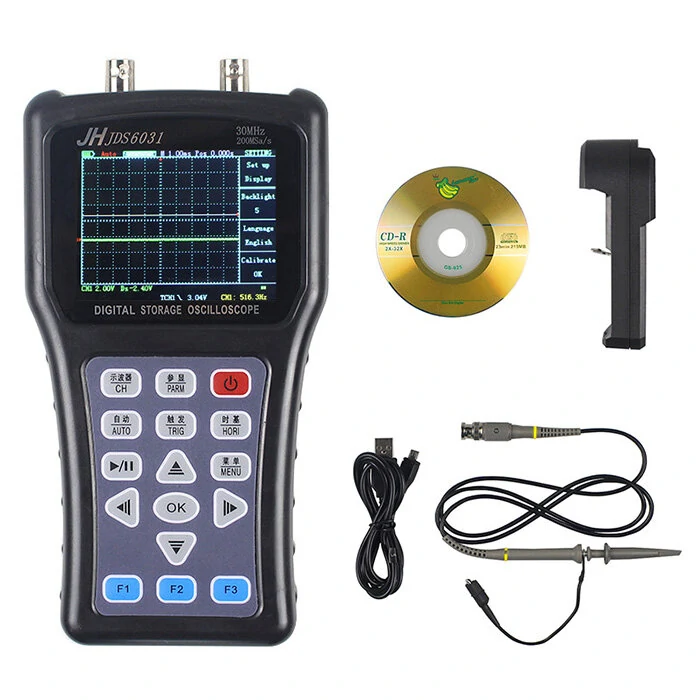 JDS6031S Handheld Oscilloscope - 50MHz 200MSa/s with Signal Generator