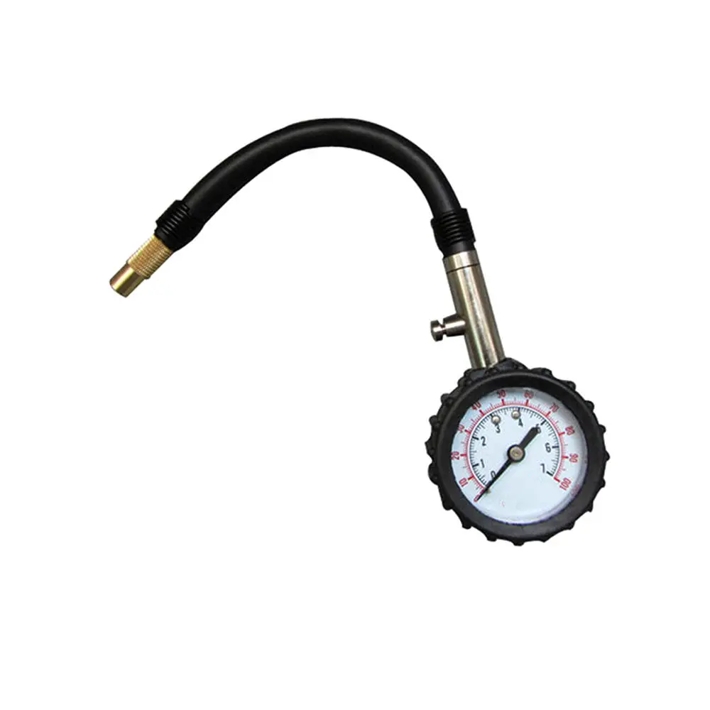 Long Tube Tire Pressure Gauge - Auto Car Bike Motor Tyre Air Meter Vehicle Tester