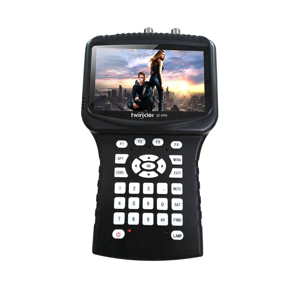 SF-999 Digital Satellite Finder - 4.3 LCD DVB-S2/T2/C Meter with Spectrum Analyzer