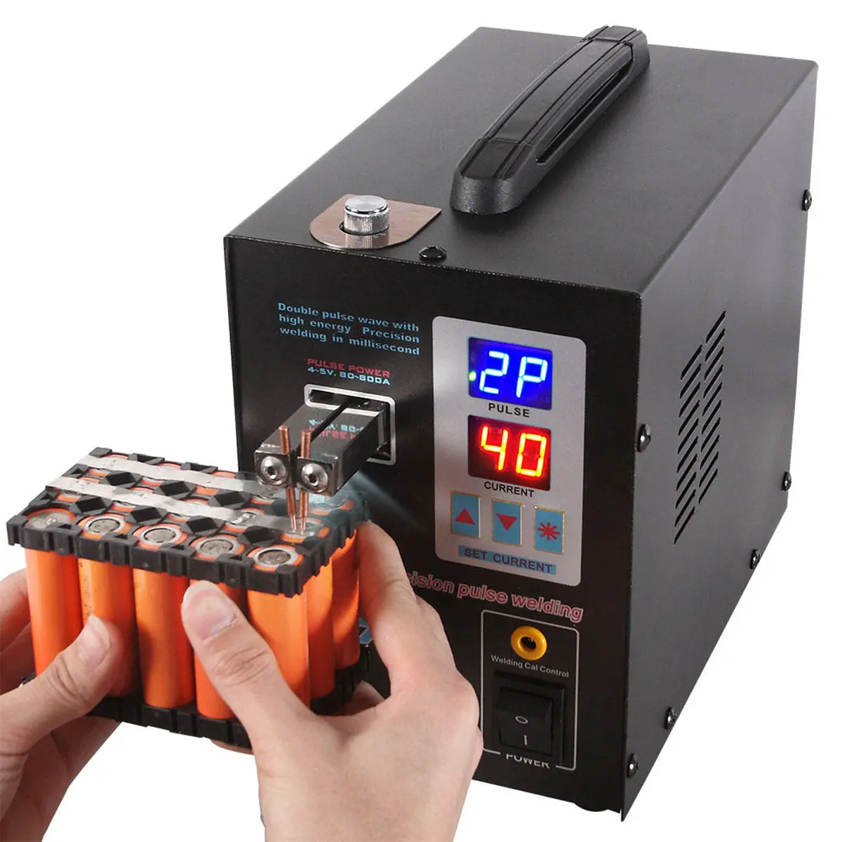 SUNKKO 737G 110V Hand Held Battery Spot Welder | Pulse & Current Display
