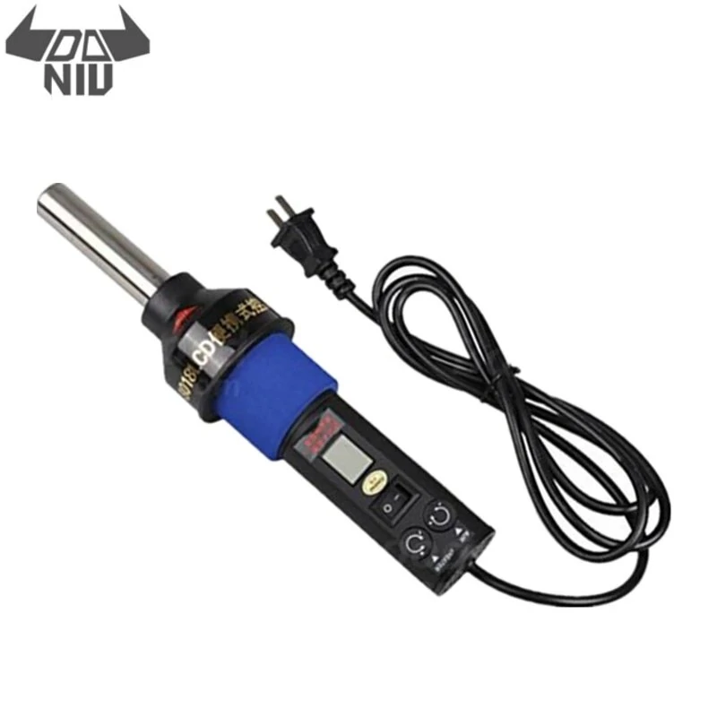 DANIU 8018LCD Hot Air Gun - 450°C Adjustable Desoldering Station with 4 Nozzles