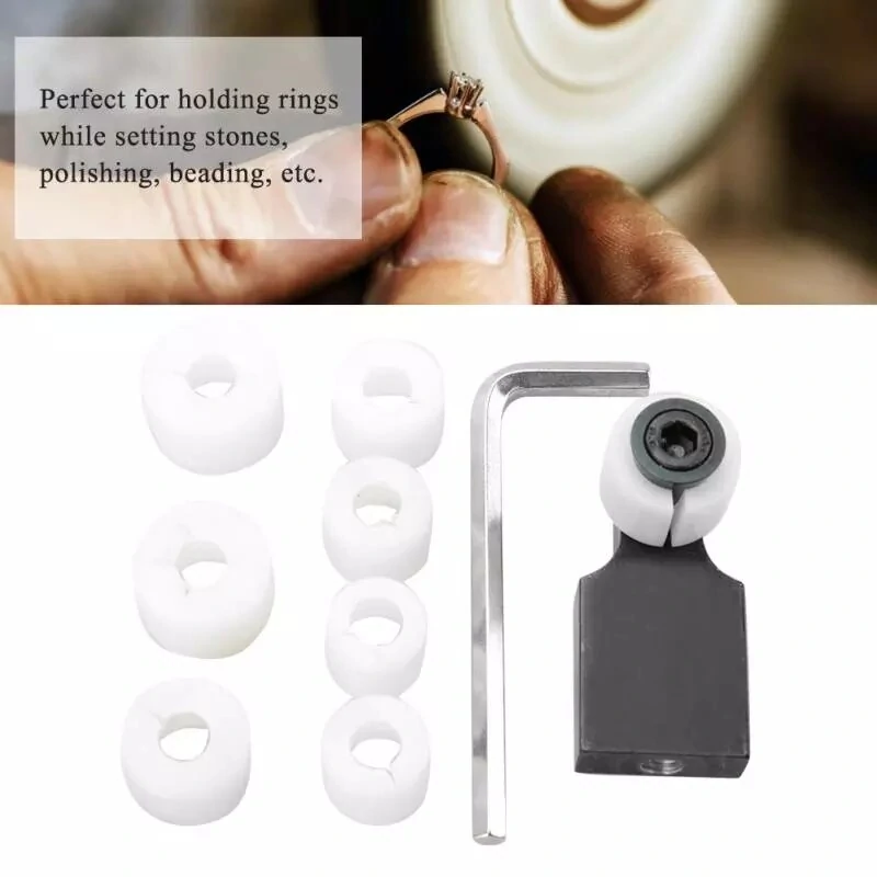 Diamond Stone Setting Tool Kit - Jewelry Ring Processing Tool Setter Clamp Channel