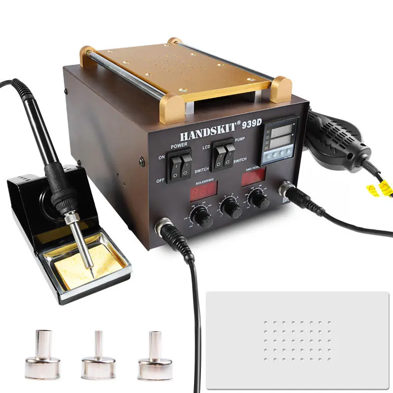 Handskit 939DSMD 3-in-1 Soldering Station | Hot Air Rework & Phone Screen Separator