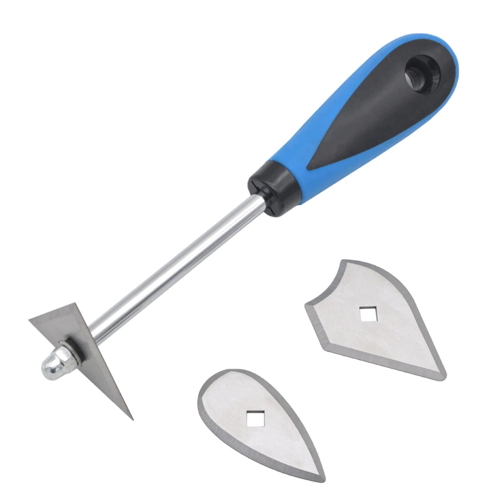 Paint Scraper Set - 50 Steel Blades & Ergonomic Handle - Professional Paint Removal Tool