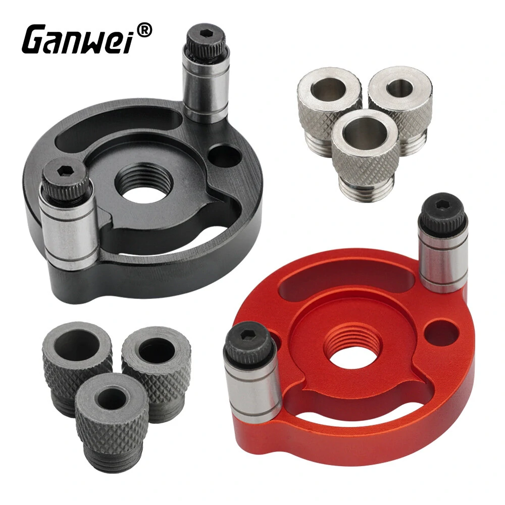 Ganwei Precision Single Hole Positioning Puncher | 6mm 8mm 10mm Drill Bit Set | Woodworking Tool for DIY & Professional