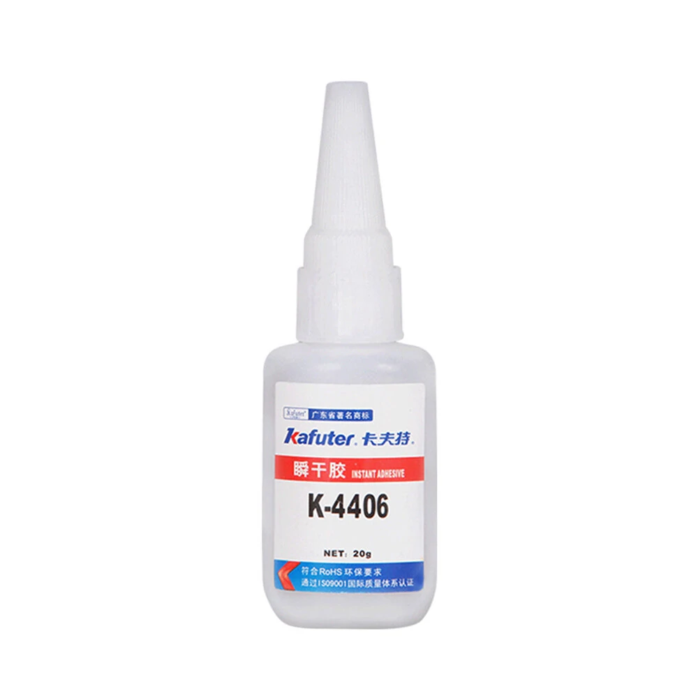Kafuter K-4406 Instant Strong Adhesive | 20g Quick-Dry Glue for Plastic, Wood, Glass