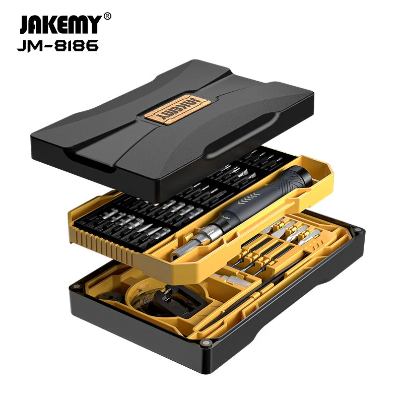 JAKEMY 83-in-1 Precision Screwdriver Set | Anti-Slip Handle with CR-V & S-2 Bits