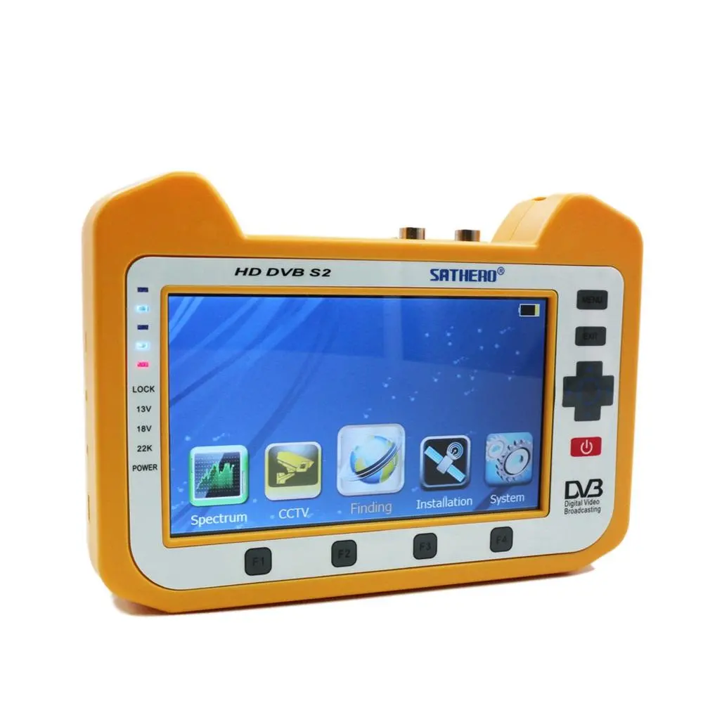 Sathero SH-900HD 7 Inch DVB-S2 HD Satellite Finder - 1080P AHD CCTV Tester